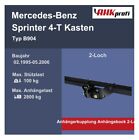 Produktbild - AHK Autohak für Mercedes Sprinter 4-T Kasten B904 BJ 02.95-05.06 NEU mit ABE