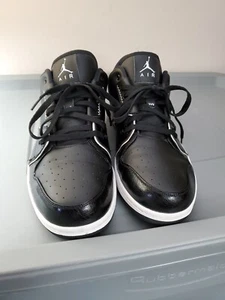 SZ 15Nike Air Jordan 1 Flight 2 Low Black White Panda Rare 2013  - Picture 1 of 7