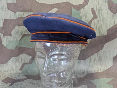 WWII German Female Reichspost Hat Women's Uniform Cap Beret Post Postal Original - Image 1 of 4