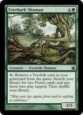 1x Everbark Shaman NM, English MTG Morningtide