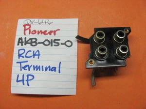 📈PIONEER AKB-015-0 4P RCA TERMINAL QX-646 SX-737 STEREO RECEIVER - Picture 1 of 3