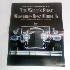 Franklin Mint Brochure Only Mercedes Benz Model K Collectible Model Car - Picture 1 of 4