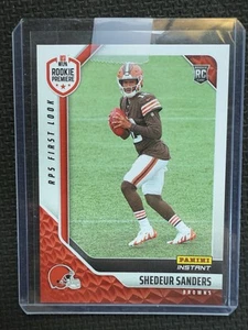 2025 PANINI INSTANT ROOKIE PREMIERE FIRST LOOK RC SHEDEUR SANDERS Only 3472 Made - Picture 1 of 2