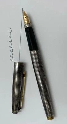 Pluma Estilográfica Parker 14K Plumín 13cm Foto 1 de 4