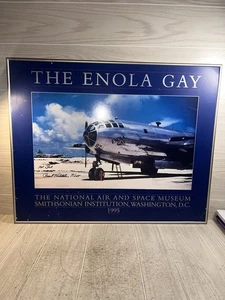 Enola Gay, Bockscar, firmado por Paul Tibbets, The Pilot Atomic Bomb 1995 - Imagen 1 de 18