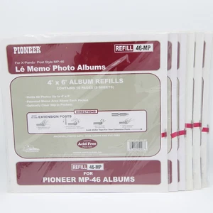 Pioneer Le Memo Fotoalbum 4" x 6" Nachfüllseiten 46 MP 6 Packungen 5 Blatt pro Packung - Bild 1 von 2