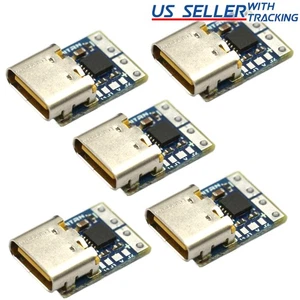 5pcs USB-C PD Type-C DC Fixed Voltage Power Trigger Module 9V 12V 15V 20V Female - Picture 1 of 15