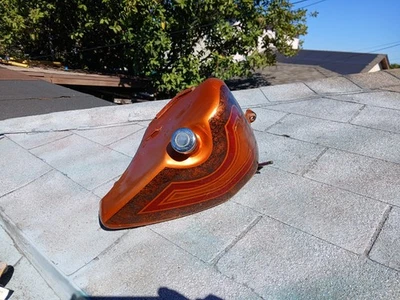 Reservatório tanque de óleo 1200 hd97 1996-2003 Harley Davidson Sportster XL883 XL 883 - Imagem 1 de 4