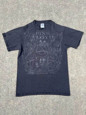 Camiseta negra descolorida vintage Y2K 2008 Pink Floyd Art talla pequeña Foto 1 de 4