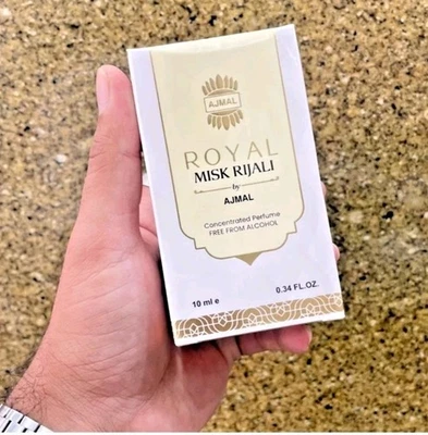 AJMAL ROYAL-MISK-RIJALI Non-Alcoholic Attar Oil 10ML for Unisex - Image 1 of 4