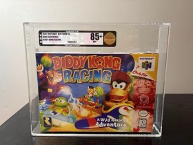 Diddy Kong Racing Nintendo 64 VGA 85 + NM + Factory Sealed New 1997 Vintage 
