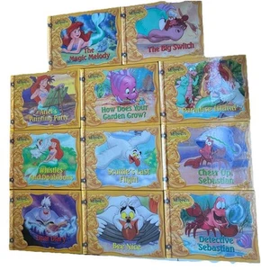 The Little Mermaid's Treasure Chest Book Lot of 11 Disney Books By Mail Vintage - Picture 1 of 22