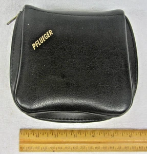 BONITO Bolso Acolchado de Cuero Sintético Negro FLUEGER De Colección FLUEGER Bolso Bolsa Solo - Imagen 1 de 6