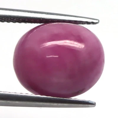 13.75 CT. Heated Pink Ruby Madagascar Oval Cabochon 11 x 13 MM. - Image 1 of 4