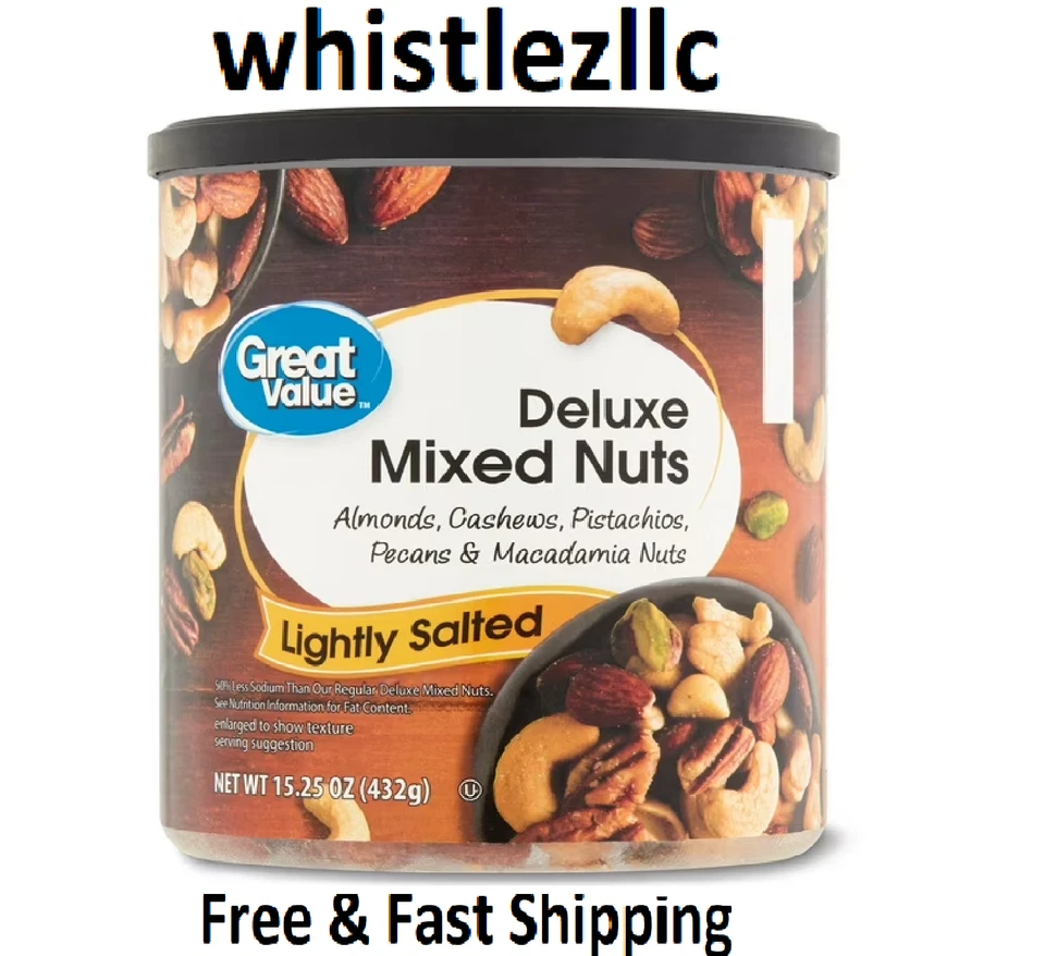 Nueces mixtas de lujo ligeramente saladas de gran valor, 15,25 oz Foto 1 de 1