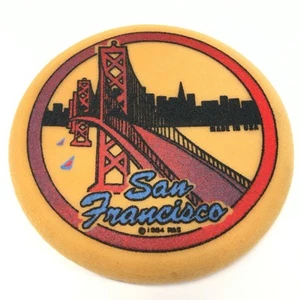 Rare Vintage San Francisco 1984 R & S Golden Gate Bridge Foam Frisbee Toy USA - Bild 1 von 8
