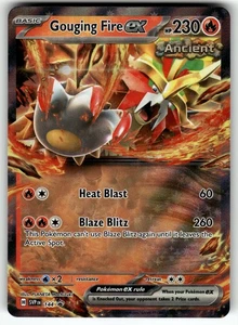 Gouging Fire ex - 144 SV: Scarlet & Violet Promo Cards NM Pokemon Card TCG - Picture 1 of 2