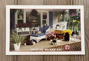 Vintage Postcard Country Wicker Ocean View DE Delaware Sussex County Furniture - Bild 1 von 2