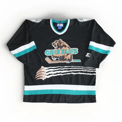 Vintage Utah Grizzlies IHL Starter Jersey Men Size Large - Image 1 of 4
