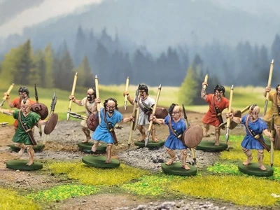 Escaramuza antigua de África cartaginesa de Aníbal pintada por DPS de 28 mm HW472 Foto 1 de 4