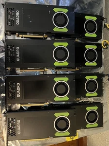 8 x NVIDIA Quadro P4000 8GB GDDR5 Graphics Card - Picture 1 of 5