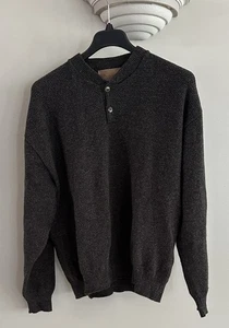 Suéter Vintage Shenandoah Para Hombre Negro Multi Textura Talla XL - Imagen 1 de 4