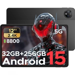 V Pad 5G Tablet, 12 inch Tablet Android 15 with 2.4K IPS Display, 32GB+256GB/... - Picture 1 of 9