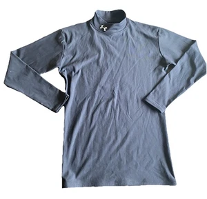 Under Armour Cuello Simulado Manga Larga Capa Base Negra Grande  - Imagen 1 de 5