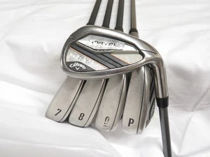 Used Callaway Mavrik Iron Set 7-PW,AW Catalyst 65 5.5 Regular Graphite Shafts - Picture 1 of 9