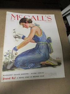 McCalls Magazine May 1934 Issue FASHIONS  Vintage Ads and more E91 PB - Picture 1 of 5