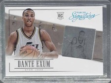 DANTE EXUM 2013-14 PANINI SIGNATURES XRC FILM SLIDE ADVANCE ROOKIE RC #5