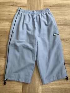 Vintage 1990s Reebok Shorts Tracksuit Jogging Bottoms Blue Pants BNWT Junior S - Picture 1 of 6