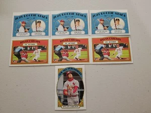 Dylan Carlson (7) Lot 2021 Topps Heritage Rookie Stars x3+In Action ×3 + New Age - Picture 1 of 2
