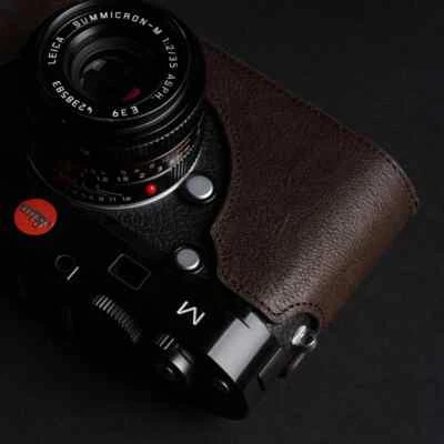 Medio estuche de cuero genuino para Leica M, M240, M240-P, M-E (240) M262, M-M Typ246 Foto 1 de 4
