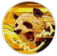 Angry Panda Attack Animal Art Vinyl Sticker /Vinyl Decal /car bumper, window etc