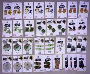 Bundle of 80 Blumenthal Lansing Star Wars/Harry Potter Themed Enamel Button Pks - Picture 1 of 6