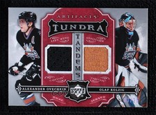 2007 Artifacts Tundra Tandems Red /25 Alex Ovechkin Olaf Kolzig Alexander #TT-OK