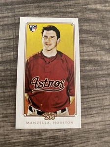 2010 Topps 206 Mini Old Mill Tommy Manzella #295 Rookie RC - Picture 1 of 2