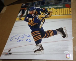 BUFFALO SABRES PAT LAFONTAINE #16 HOF 2003 SIGNED AUTO 16X20 PHOTO JSA WITNESS   - Picture 1 of 2