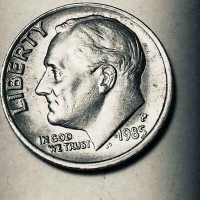 1985 p Roosevelt dime - Image 1 of 3