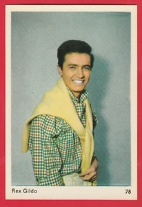 1960s  Leaf Confectionary Film Star Card #78 German Schlager Singer Rex Gildo - Picture 1 of 1