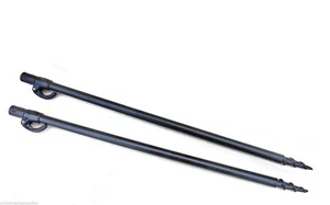 2 x max Fishing Adjustable Banksticks Extending Spiral Point 30 - 50 cm - Picture 1 of 1