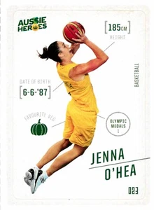 2021 Woolworths Aussie Heroes Olympics Basketball Sticker Card - Jenna O'Hea - Bild 1 von 3