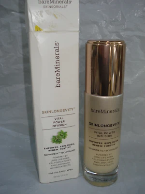 Bare Minerals Skinlongevity Vital Power Infusion Serum 1.7 Fl Oz. NIB - Image 1 of 2