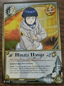 Naruto CCG 2006 Hinata Hyuga #429 Foil 1st Edition NM - Picture 1 of 2