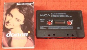 DANNII MINOGUE - UK CASSETTE TAPE SINGLE - BABY LOVE - CARD SLEEVE