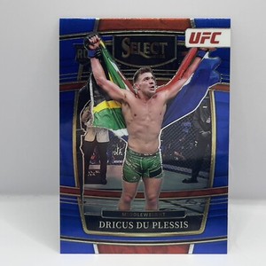 2022 Panini Select UFC Dricus Du Plessis Base RC Concourse #44 Retail Blue