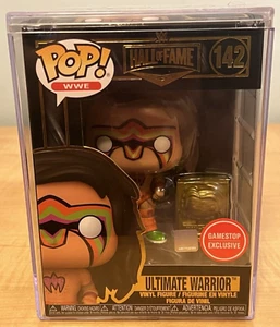 Funko Pop 2023! Exclusivo Salón de la Fama de GameStop WWE Ultimate Warrior #142 con estuche - Imagen 1 de 9