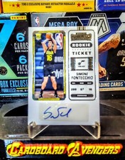 SIMONE FONTECCHIO AUTO 2022-23 Contenders #155 Rookie Ticket RC Auto Utah Jazz