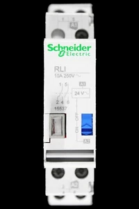 SCHNEIDER 10 AMP DOPPELPOLUMSCHALTRELAIS 24VAC RLI 15537 - Bild 1 von 6
